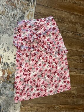 Floral Pink Women's Skirt